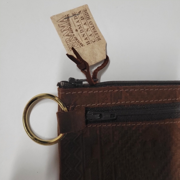 BRAMA Buffalo HIDE Keychain Wallet NWT - Picture 7 of 8